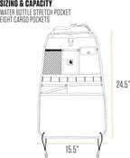 Carhartt Universal Nylon Duck Automotive Seat Back Organizer, Organization for Work and Kids, Carhartt Brown