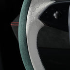 MEWANT DIY Stitching 3D Style Steering Wheel Cover Wrap for Tesla Model 3 Highland 2023-2025/Model Y 2025 Highland for Tesla Model 3/Model Y Accessories(3D Style)