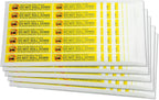 1500 Labels - DO NOT ROLL Down Window Tint Stickers, 1 x 5 Inch - Auto Window Film Caution Label/While Film Cures for Professional & Tint Shop Business - Warning Labels