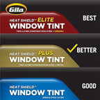 Gila Heat Shield Plus 5% VLT Window Tint, 2ft x 6.5ft (Pack of 2)
