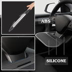Steering Wheel Tray for Tesla Model Y Model 3 Cybertruck Accessories ABS Mini Food Table Desk for Phone Cosmetics