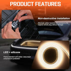 8FT Frunk LED Light Strip for Model Y Juniper 2025+ and Model Y 2021-2024, Front Trunk Flexible Silicone Interior Lighting Bar, Modification LED Strip Ambient Lights