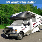 YoleShy Double Reflective Insulation 48 in X 15 FT RV Window Insulation for Summer Heat Reflective Window Film for Roof, Car, Garage Doors