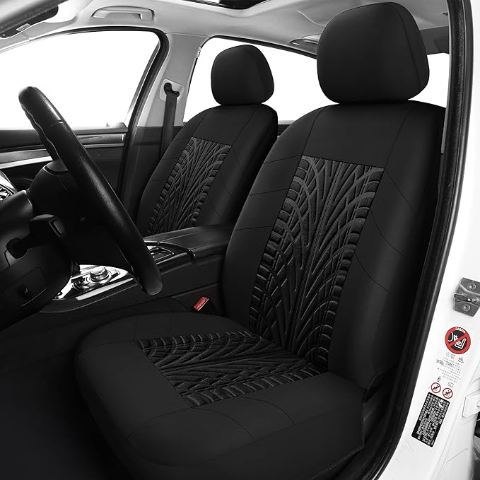 Pariitadin Car Seat Covers Full Set, Washable and Breathable Premium Cloth Automotive Vehicle Seat Cover for Car Interior, Un