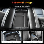 for 2026 Hyundai Palisade Center Console Organizer ONLY for 2026 Palisade Hybrid Calligraphy 7-Seater Armrest Box Secondary Storage Glove Box Accessories (2026 Palisade Upper Console Organizer)