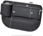 Anti-Drop Car Seat Gap Filler Organizer, Premium Leather Console Organizer, Easy Access to Phone/Keys, Universal Fit for Car SUV Truck Multi-Purpose Essentials Organizer(2PC)