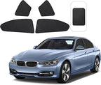 Front Side Half Window Shade Foldable Custom Fit for BMW F30/F31/F80/M3 2012-2019 Car Window Shades for Side Window Sun Shade UV Protection Heat Insulation for Camping Sleeping 4PCS