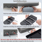 JDMCAR Upgrade Front Center Seat Headrest Organizer Compatible with 2011-2025 2026 Ford F150 F250 F350 F450 F550 F650 Accessories, Coin Container Storage Box with Non-Slip Silicone Mat(Jump Seat Only)
