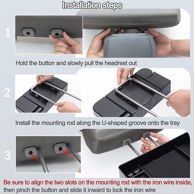 JDMCAR Upgrade Front Center Seat Headrest Organizer Compatible with 2011-2025 2026 Ford F150 F250 F350 F450 F550 F650 Accessories, Coin Container Storage Box with Non-Slip Silicone Mat(Jump Seat Only)