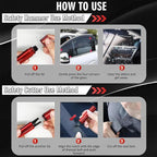 [4 Pack] 2026 Upgraded Safe Hammer Window Breaker Seatbelt Cutter, 2-in-1 Car Hammer Glass Breaker Seatbelt Cutter Emergency 