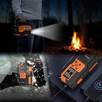 Jump Starter with Air Compressor 4000A Portable Battery Pack 10000mAh Power Bank Emergency SOS LED Light 22-Cylinder 150PSI
