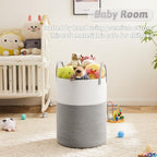 Artfeel Laundry Basket,Woven Cotton Rope Laundry Hamper,60L for Decorative Storage of Dirty Clothes,Toys and Blankets in Bath