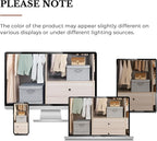 GRANNY SAYS Storage Baskets with Lids, Clothes Storage Boxes, Fabric Storage Bins, Keepsake Box, Closet Organizers and Storag