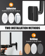 Hat Rack for Hat Storage (12-Pack), Multi-Purpose Hat Organizer, Strong Adhesive Hat Hooks for Wall Hat Organizer for Basebal