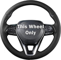 Fit for Toyota Steering Wheel Cover, Car Steering Wheel Cover for Toyota Corolla(2020-2026) Rav4(2019-2025) Camry(2018-2024) Venza(2021-2024) Avalon(2019-2022) Accessories (Perforated Black)
