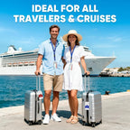 Cruise Essentials 2026,Cruise Must Haves Kit,Non-Surge Protector Power Strip,Magnetic Hooks,Lanyards,Luggage Tags,Towel Bands