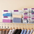 Sterilite 12-Pack 27 Quart ClearView Latch Box, Stackable Organizer Bins with Latching Lids - Clear Plastic Organization Cont