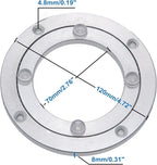 Aluminum Heavy Duty Lazy Susan Rotating Turntable Bearing Swivel Plate Hardware for Dining-Table (4 inch)