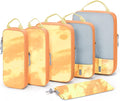 BAGSMART 6 Set /4 Set/2 Set Compression Packing Cubes for Travel, Lightweight Luggage Organizer Bags, Durable Space Saver Bag