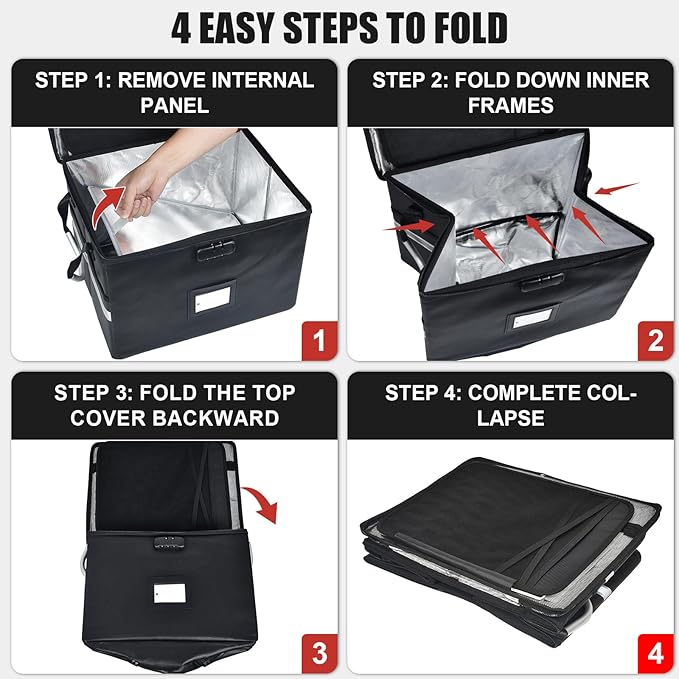 6200°F Upgraded Fireproof Document Box with 10-Layer Heat Decay Structure for Letter Legal Folders Home Office and Business T