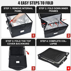 6200°F Upgraded Fireproof Document Box with 10-Layer Heat Decay Structure for Letter Legal Folders Home Office and Business T