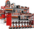 2-Pack Large Power Tool Organizer Wall Mount,Heavy Duty Cordless Tool Organizer with 18 Drill Holder,600 Lbs Capacity 3-Layer