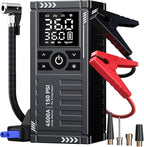 Car Battery Jump Starter with Air Compressor - 4500A 150PSI Portable Car Jump Starters (All Gas/10L Diesel) with Tire