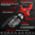 KXX Cordless Vacuum for Milwaukee M18 Battery, 5 in 1 Handheld Electric Vacuum Cleaner with 500W Powerful Motor, 46 CFM Porta