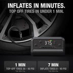 NOCO Air AL5: Cordless Tire Inflator – Portable Rechargeable Air Compressor with USB-C – 17 LPM Inflates 0–40 PSI in 7 Minutes – Digital Gauge + Auto-Shutoff – For Tires up to 31-Inches