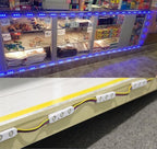 10FT Storefront Window LED Light Kit 5050 RGB Injection LED Module Light with Power Plug and 24 Key Remote Controller