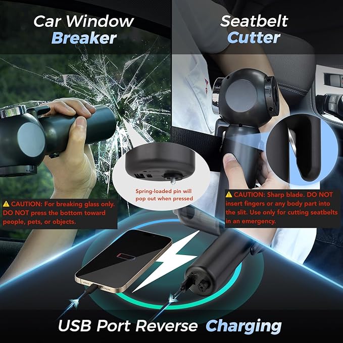 Handheld Car Vacuum Cleaner, 6 in 1 Multi-function Cordless Small Vacuum, 17000PA Adjustable Portable with Brushless Motor fo