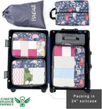 BAGAIL 8 Set/9 Set Packing Cubes Luggage Packing Organizer for Travel, Suitcase Packing Bags for Travel Accessories
