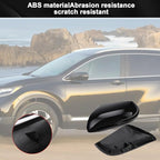 Pair Mirror Cover Cap Compatible with Honda CRV 2017-2022 / HRV 2016-2022, Door Side Rearview Mirror Replacement with Turn Signal Cut-Outs, Glossy Black