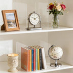 Shelf Dividers for Closet Organization - Acrylic Closet Dividers for Shelves - Clear Free-Standing Shelf Separators for Cloth