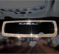 Bling Rhinestone Car Rear View Mirror with Crystal Diamonds Bling Car Accessories for Women (Champagne)