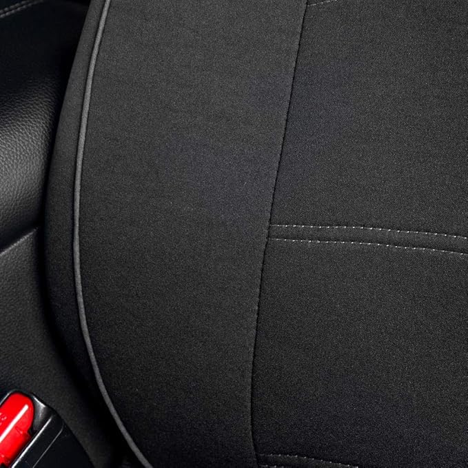 Motor Trend (2) Car Seat Covers for Front Seats with (2) Trimmable Car Floor Mats – Universal Fit Auto Accessories for Cars, 