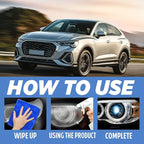 Ogas Headlight Restoration Polish, Car Headlight Restoration Kit for All Vehicles That Restores Clarity, Removes Yellowing & 