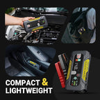 LOKITHOR JT400 12V Jump Starter and Battery Tester 2-in-1, 2500A Battery Jumper Starter Portable for Up to 8.5L Gas &