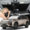 Windshield Sunshade for Toyota RAV4 2025 2026 Sun Shade Car Windshield Accessories Upgrade 4 Layers Blocks UV Rays Custom Fit RAV4 260T Car Window Shades Front Windshield Keep Cool Foldable