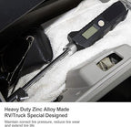 PINKJOY Digital Tire Pressure Gauge 230 PSI Heavy Duty Dual Head Stainless Steel Made for Truck and RV with Backlit LCD and Flashlight Car Accessories