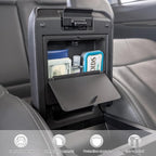 JDMCAR One-Touch Hidden Storage Box Compatible with Toyota 4Runner Accessories 2025 2026 Center Console Organizer