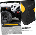 Parking Block Stopper for Garage Heavy Duty Vehicle Guide Slip Design Compact Easy Installation for Driveway and Parking Spaces
