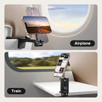UGREEN Airplane Phone Holder for Magsafe Air Plane Travel Essentials Magnetic Phone Mount Compatible with iPhone 17 Air 16 15 14 Plus 13 12 Pro Max Mini Magsafe Case, Handsfree for Long Flight Flying