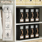 8 Pack Bed Sheets Organizers And Storage,Sheets Set Folder Keeper with Handle,Foldable Bedding Storage Box For Linen Closet,D