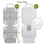 Meolsaek Car Seat Protector for Child Car Seat, Durable 600D Fabric Waterproof Car Seat Cover with Thick Pad Non-Slip Backing