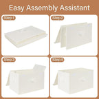 GRANNY SAYS Storage Bins with Lids, Fabric Storage Boxes, Closet Organizers and Storage, Storage Baskets for Shelves, Toy Box