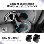 LUWU 2026 Palisade Accessories Rear Row Car Door Side Cup Holder Compatible with 2026 Palisade (SE/SEL/XRT PRO/Limited/Calligraphy) Interior Accessories TPE Material Cup Holder Insert 2-Pack