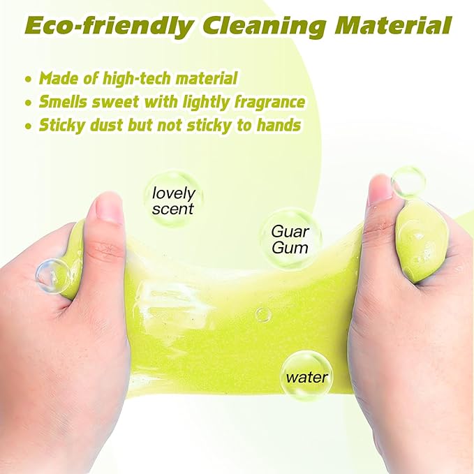 x xotic tech Car Cleaning Gel for Car Detailing Putty Interior Cleaner Slime Reusable Auto Detail Tools Supplies Accessories 