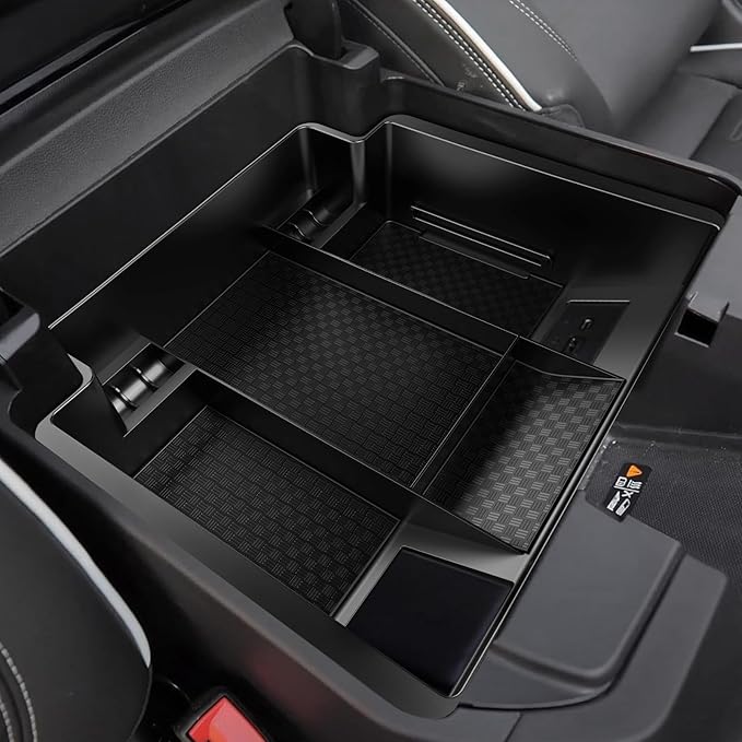 Center Console Organizer for 23-25 Chevy Silverado & GMC Sierra 1500, Refreshed 22-25 Silverado/Sierra 1500 Models, 24-25 Silverado/Sierra 2500HD 3500HD(Full Console w/Bucket Seats ONLY)