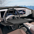 Large Car Steering Wheel Tray Back Seat Headrest Steering Wheel with Phone Holder Desk Food Table for Eating Food Drink and